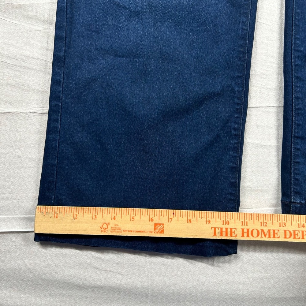 Paige Jeans Womens 28 Genesee Crop Wide Leg Dark Wash Indigo Nautical Denim - Picture 10 of 12
